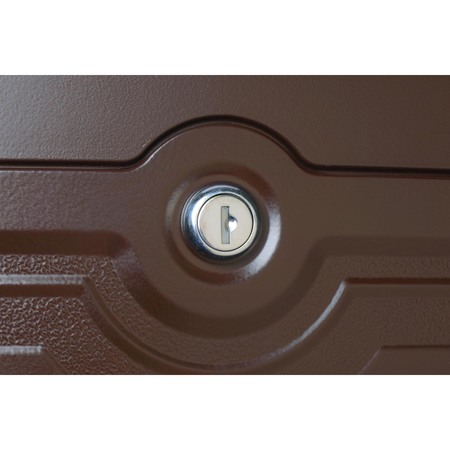 Architectural Mailboxes Maison Cast Aluminum Locking Wall Mount Mailbox Rubbed Bronze 2540RZ-10